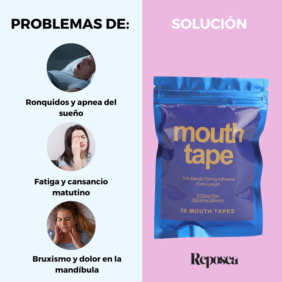 Mouth Tape - Parche Bucal - 30 unidades